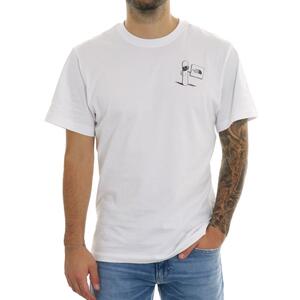 T-SHIRT OPPOSITES ATTRACT THE NORTH FACE BIANCO